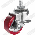 Light Duty PU Swivel Caster Red (G2201)